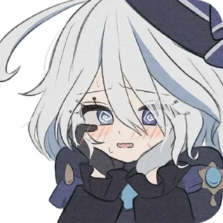 🩵 emoji FURINA 💙 @a4_sisi Telegram sticker 8 of 47