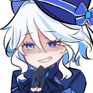 💠 emoji FURINA 💙 @a4_sisi Telegram sticker 10 of 47