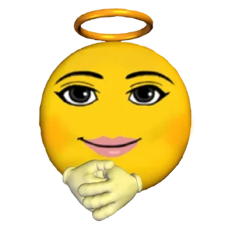😇 emoji 😤 Telegram sticker 12 of 19