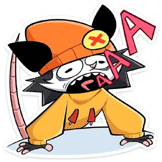 ⭐ emoji Опоссум Чак от @TgSticker Telegram sticker 12 of 49