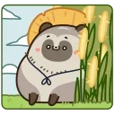 😶 emoji Тануки Тю @Nyasticks Telegram sticker 20 of 48