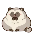 🤗 emoji Тануки Тю @Nyasticks Telegram sticker 18 of 48
