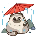🥺 emoji Тануки Тю @Nyasticks Telegram sticker 7 of 48