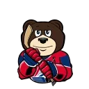 🐻 emoji KHL 22/23 mini (animated) Telegram sticker 11 of 22