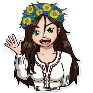 🙂 emoji Зла Мавка Telegram sticker 21 of 21