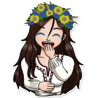 😂 emoji Зла Мавка Telegram sticker 13 of 21