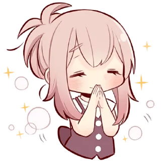 ☺️ emoji Коричневая-тян @Nyasticks Telegram sticker 15 of 42