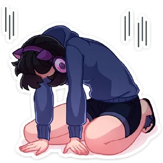 😞 emoji Анечка (@TgSticker) Telegram sticker 21 of 40