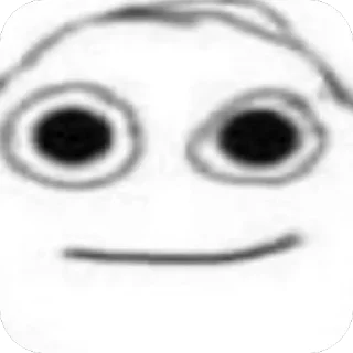 🫥 emoji Polly wants a cracker Telegram sticker 7 of 71