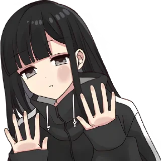 🙌 emoji 🧷 -🩶🖤- Telegram sticker 5 of 42