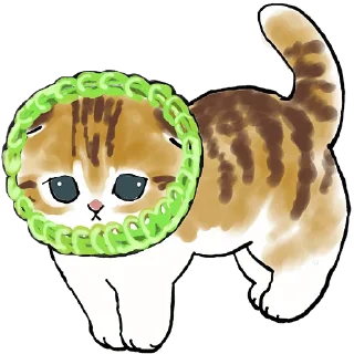 🥅 emoji Фруктовые котята @Nyasticks Telegram sticker 6 of 41