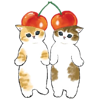 🍒 emoji Фруктовые котята @Nyasticks Telegram sticker 23 of 41