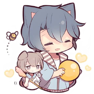 😊 emoji Весенние котята @Nyasticks Telegram sticker 21 of 41
