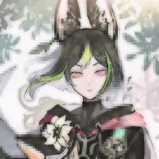 💚 emoji Тигнари @songs_zxc Telegram sticker 15 of 25