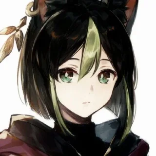 💚 emoji Тигнари @songs_zxc Telegram sticker 16 of 25