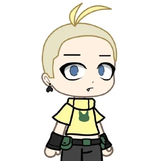 🌟 emoji Лысый Чарльз🧔🏿‍♀ Telegram sticker 7 of 33