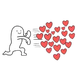 ❤️ emoji Стикерпак нытика с большим сердцем Telegram sticker 5 of 79