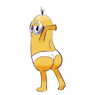 🍑 emoji минионы Telegram sticker 13 of 36