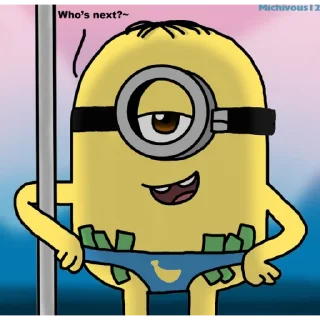 🤑 emoji минионы Telegram sticker 1 of 36