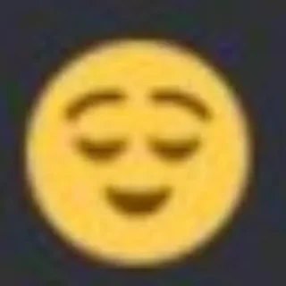 😌 emoji Emojis Telegram sticker 16 of 104
