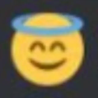 😇 emoji Emojis Telegram sticker 19 of 104