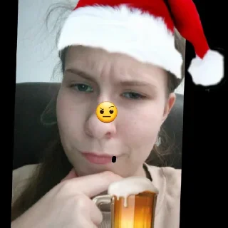 🤨 emoji Новогодние бубенцы Telegram sticker 6 of 9