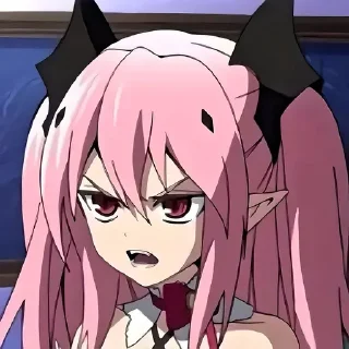 😡 emoji Последний серафим @anime_stickerr Telegram sticker 6 of 20