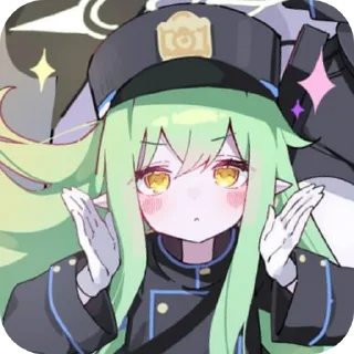 🥳 emoji Хикари и Нозоми Telegram sticker 6 of 49