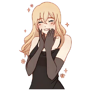 ☺️ emoji Любовь в воздухе 4 @Nyasticks Telegram sticker 24 of 25