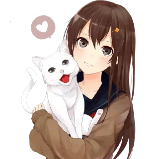 ❤️ emoji БОЛЬШЕ ⇨ @CLOOBHUB АНИМЕ СТИКЕРЫ ТГ ANIME STICKERS Telegram sticker 16 of 23