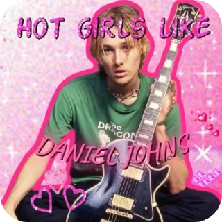 Sticker from Daniel Johns by @SisterMisery