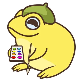 😃 emoji ИСАиИ - шная жабка Telegram sticker 14 of 46