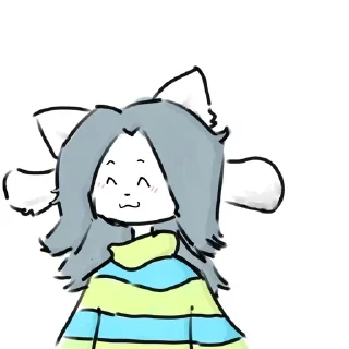 🌟 emoji Temmie! )[by Dunya_Oficial] Telegram sticker 6 of 15