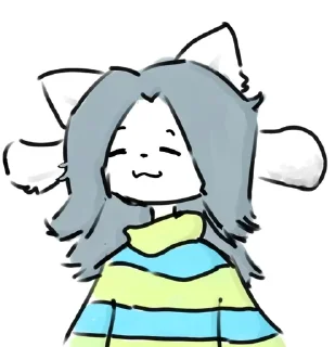 🌟 emoji Temmie! )[by Dunya_Oficial] Telegram sticker 2 of 15