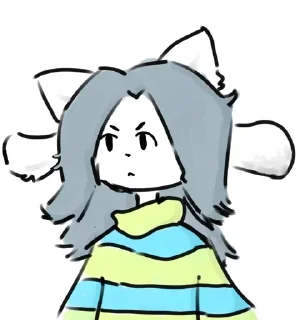 🌟 emoji Temmie! )[by Dunya_Oficial] Telegram sticker 4 of 15