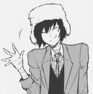🤗 emoji Dazai Osamu Telegram sticker 2 of 120