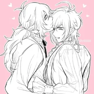💙 emoji Кэйлюки🔥❄️ Telegram sticker 24 of 120