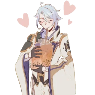 🥰 emoji Геншин:3 ~ @stikers_animeLove Telegram sticker 9 of 120