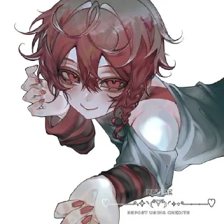 👄 emoji zenoo >.< Telegram sticker 7 of 120