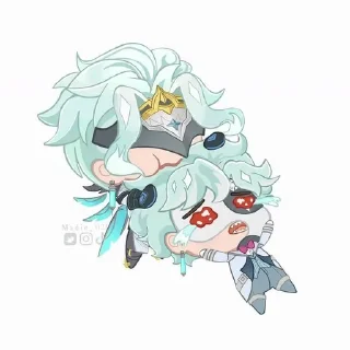 😭 emoji Дотторе пон э Telegram sticker 13 of 31