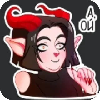 ✋ emoji Суккуб @kafei2080 Telegram sticker 11 of 19