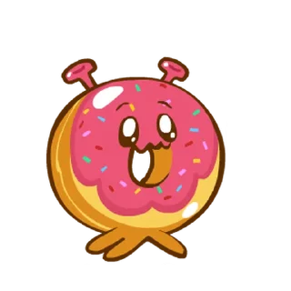 🍩 emoji Space Doughnut Telegram sticker 10 of 17