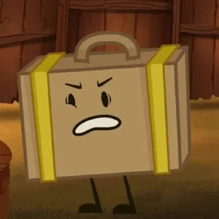 🧳 emoji Suitcase Inanimate Insanity Telegram sticker 20 of 35