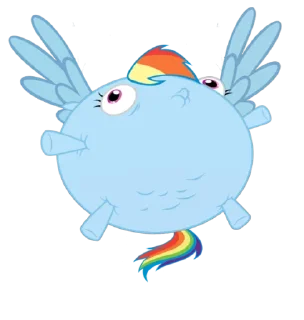 🤭 emoji Rainbow | @MyLittlePony_bots Telegram sticker 24 of 120