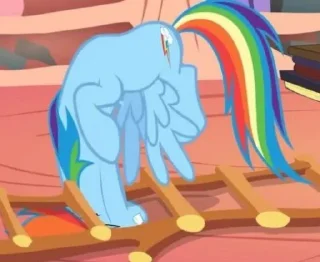 💫 emoji Rainbow | @MyLittlePony_bots Telegram sticker 15 of 94