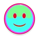 🙂 emoji Rainbow emoji Telegram sticker 24 of 25