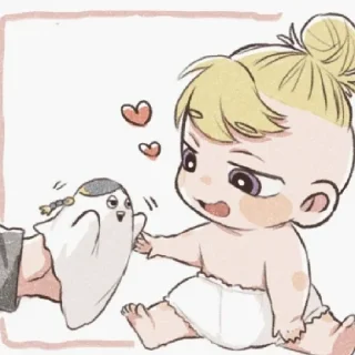 💮 emoji Мини Хайтани Telegram sticker 6 of 39