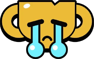 😭 emoji ЗНАЧКИ БРАВЛ СТАРС Telegram sticker 19 of 53