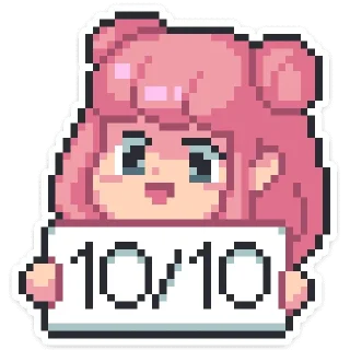 #️⃣ emoji Юмико | @Stick4Gram Telegram sticker 18 of 48