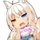 😾 emoji NekoPARA VU edit Telegram sticker 15 of 120